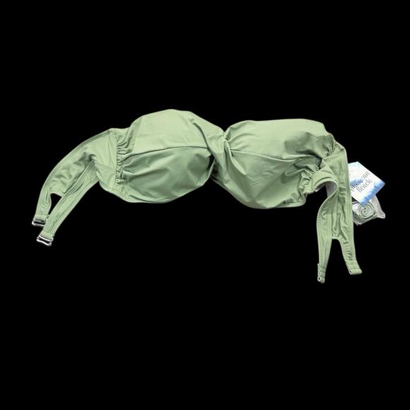 Maurices Other - American Beach for Maurices Twist Front Bikini Top Green Sz 3X NWT